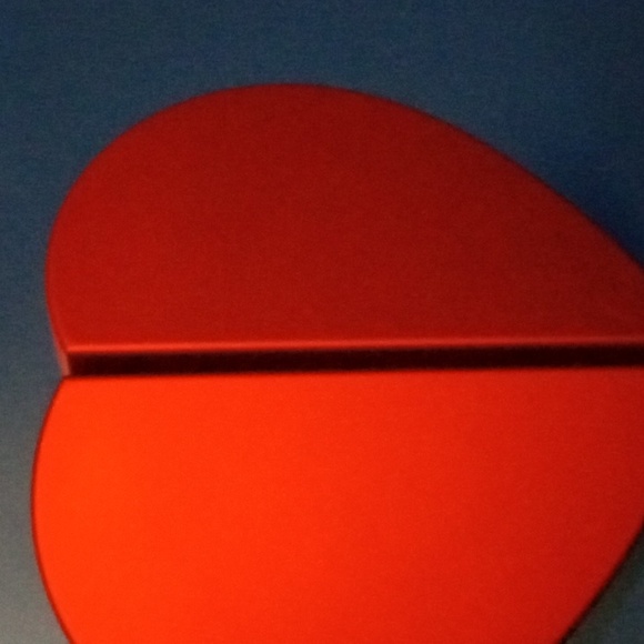 Ring Box Beautiful Red 3D Flower Heart- shaped - Picture 5 of 6